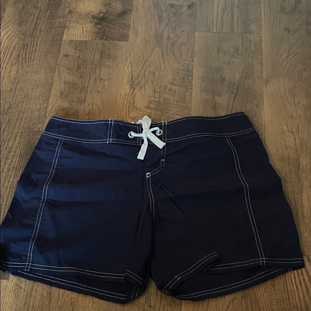 Tommy Bahama Dark Blue Swim Shorts with White Accents